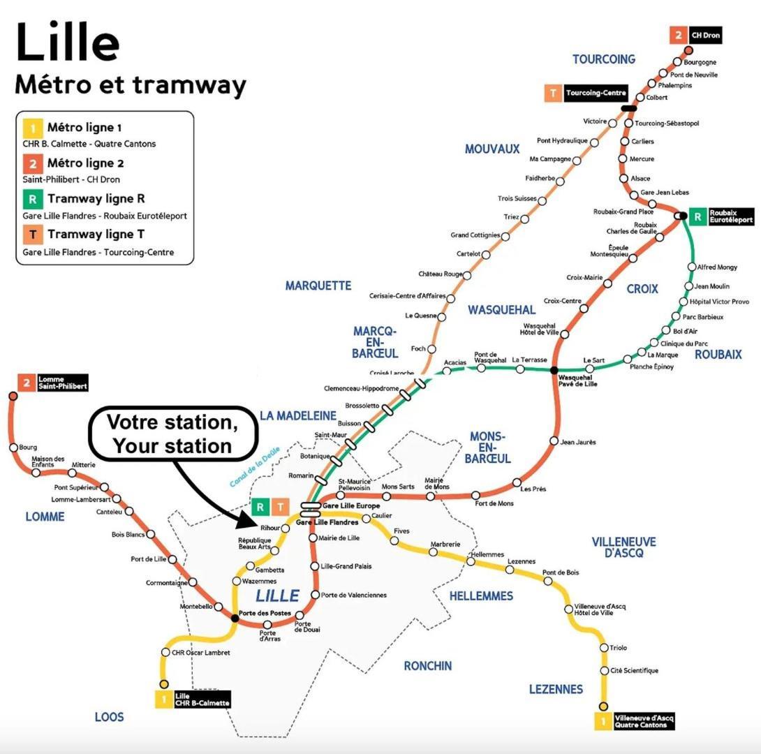 Apartamento Vieux Lille Triplex De 100 M2 Exterior foto